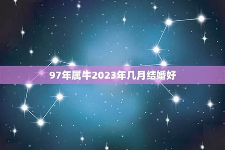 97年属牛2022年几月份结婚好