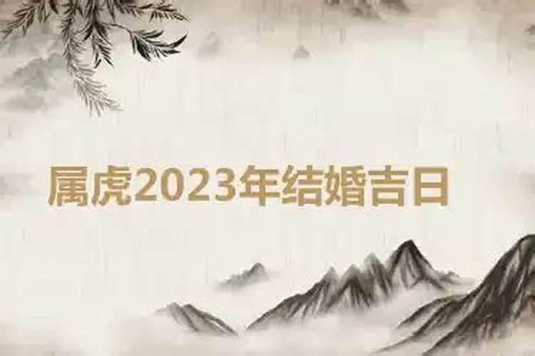 属虎女2023年什么时候结婚最好