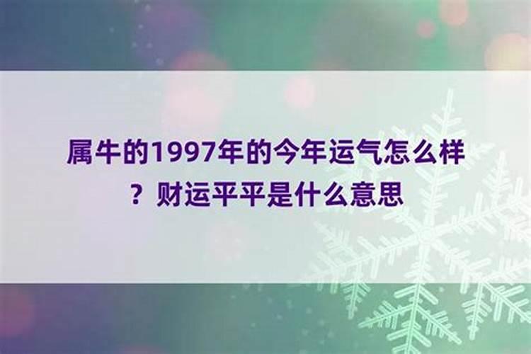 1987年的今年是什么运气