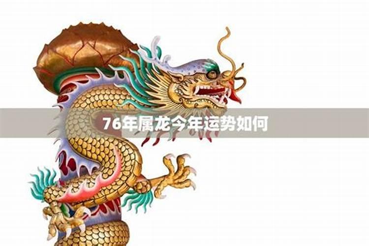 76年属龙人今年运势怎样