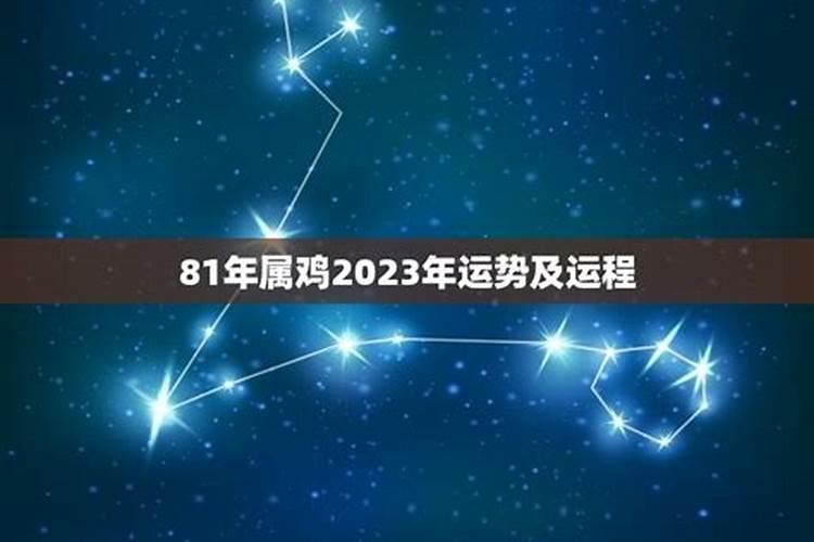 81年属鸡2023年运势及运程