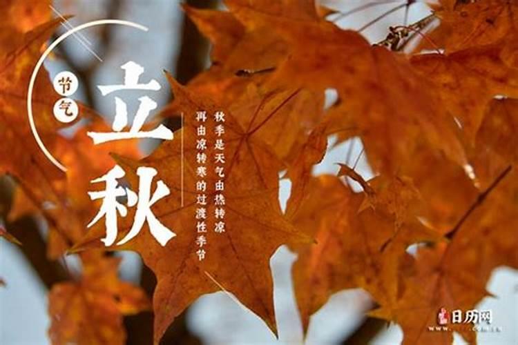 立秋是几月几号几点2021年