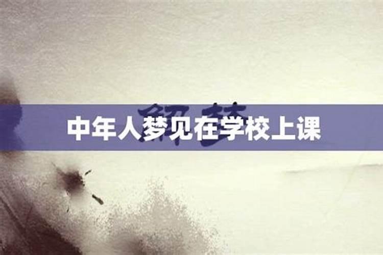 梦见回到学校上学是什么意思