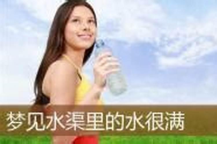 梦见水渠有水预示什么