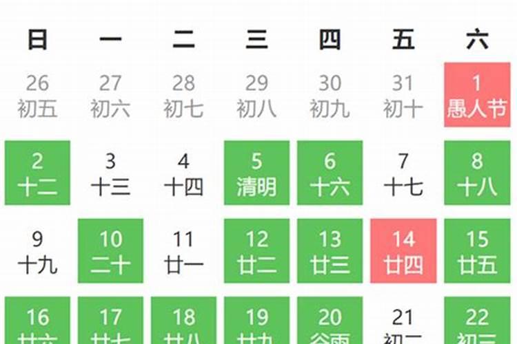 2023年4月搬家吉日测算