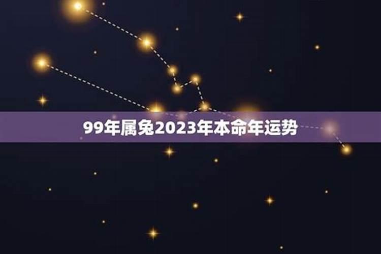 99年属兔本命年运势怎么样