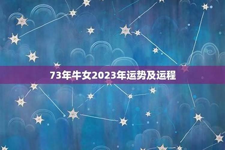 73年的2023年运势