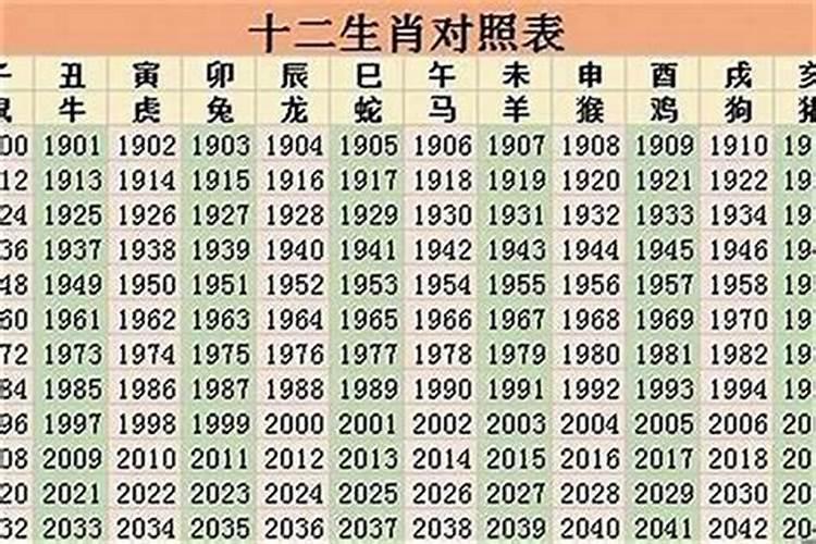 2022年本命年属相