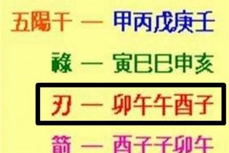 生辰八字刀子羊刃可以化解吗