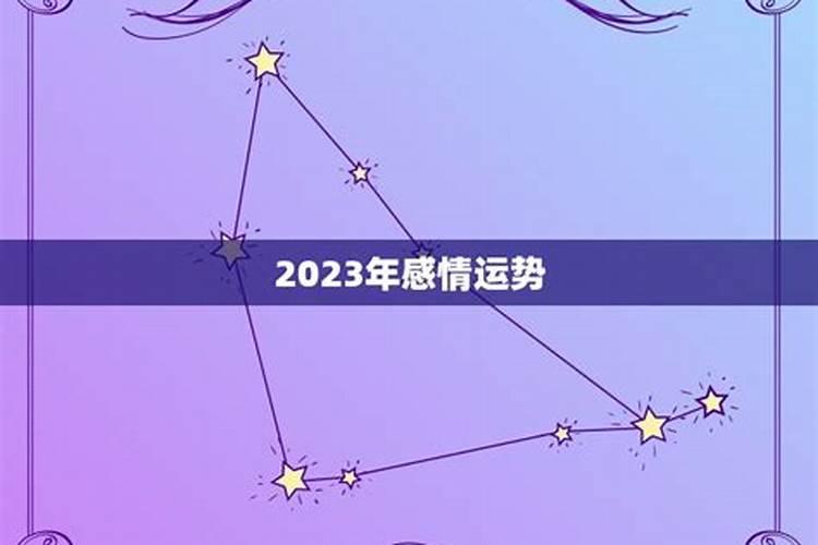 处女座2023年感情运势