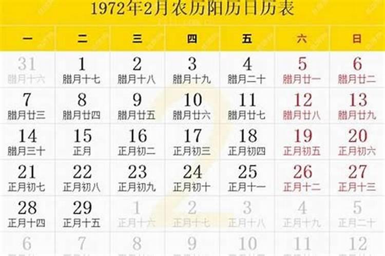 1972年阴历正月初八是什么星座