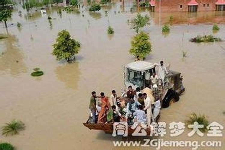 梦到在洪水中逃生成功