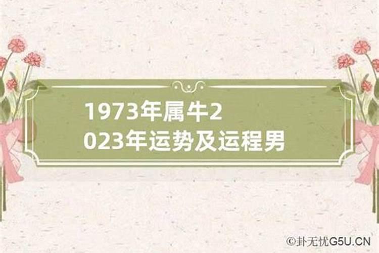 1973年出生男性运程