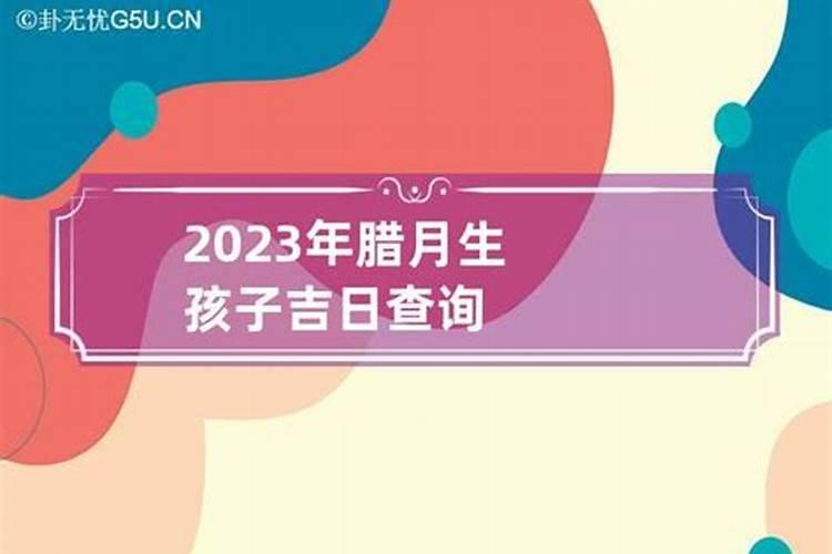 2023腊月十九孩子出生