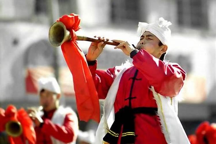 中元节锁呐祭祖