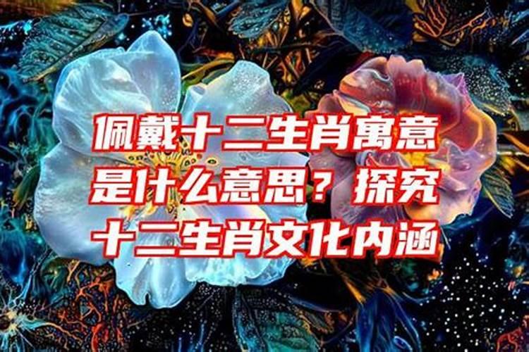 十二生肖的寓意是什么