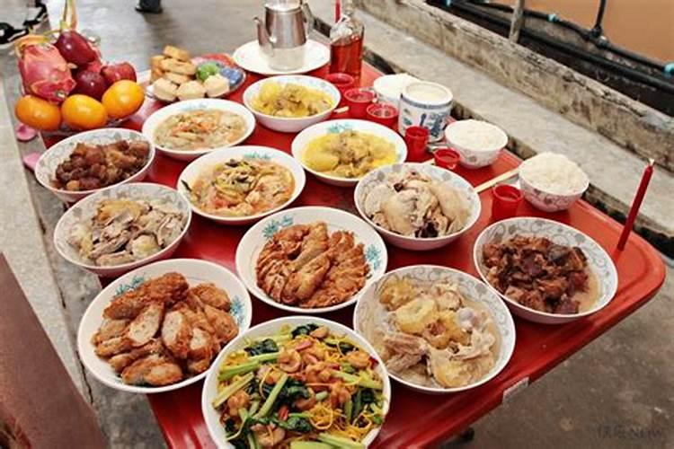 中元节用什么菜拜祭祖先