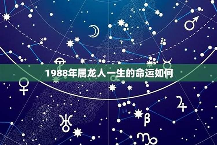 1988年出生的人一生运程