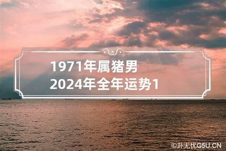 71年属猪男2022年运势及运程每月运程五月运气如何