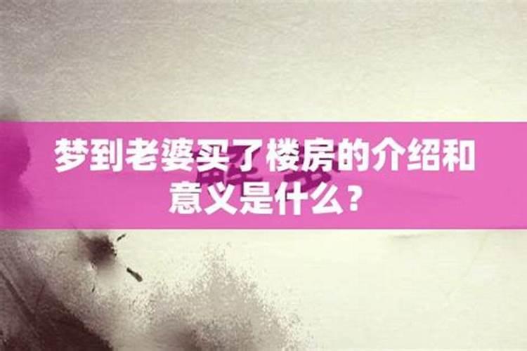 梦见老婆回来又走了