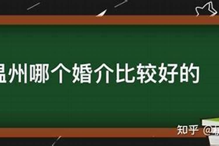 温州婚姻介绍所一共有多少几家