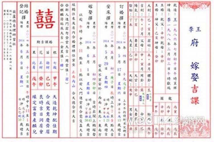 合八字会算出结婚日子吗