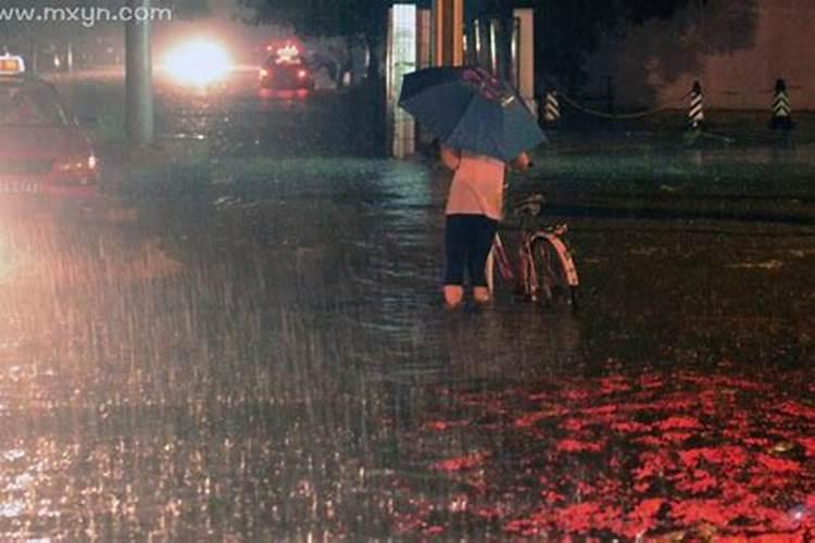 梦见下暴雨是怎么回事