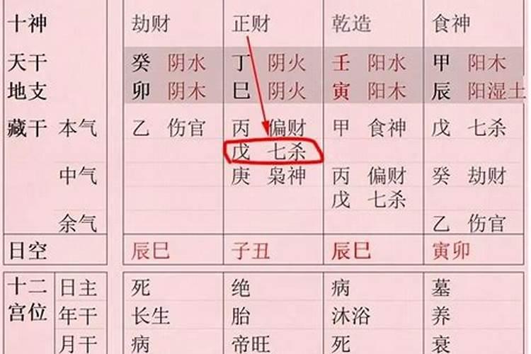 八字算命日柱食神藏干是什么意思