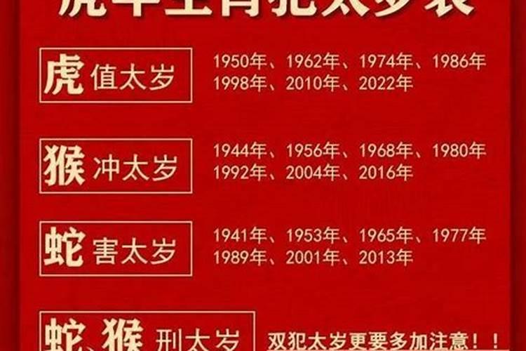 2020年五大犯太岁化解